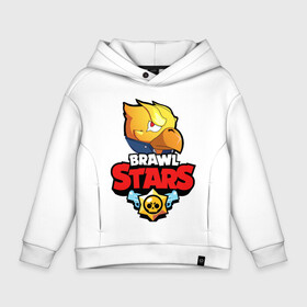 Детское худи Oversize хлопок с принтом BRAWL STARS CROW PHOENIX в Петрозаводске, френч-терри — 70% хлопок, 30% полиэстер. Мягкий теплый начес внутри —100% хлопок | боковые карманы, эластичные манжеты и нижняя кромка, капюшон на магнитной кнопке | android | brawl stars | colt | crow | games | leon | penny | poco. | shelly | spike | wanted | брав | бравл старс | звезды | игры | мобильные игры | старс