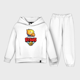 Детский костюм хлопок Oversize с принтом BRAWL STARS CROW PHOENIX в Петрозаводске,  |  | android | brawl stars | colt | crow | games | leon | penny | poco. | shelly | spike | wanted | брав | бравл старс | звезды | игры | мобильные игры | старс