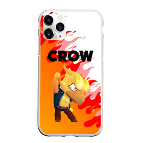 Чехол для iPhone 11 Pro матовый с принтом BRAWL STARS CROW PHOENIX в Петрозаводске, Силикон |  | android | brawl stars | colt | crow | games | leon | penny | poco. | shelly | spike | wanted | брав | бравл старс | звезды | игры | мобильные игры | старс