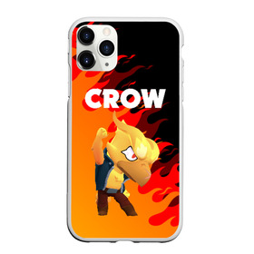 Чехол для iPhone 11 Pro матовый с принтом BRAWL STARS CROW PHOENIX в Петрозаводске, Силикон |  | android | brawl stars | colt | crow | games | leon | penny | poco. | shelly | spike | wanted | брав | бравл старс | звезды | игры | мобильные игры | старс