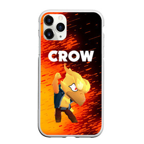 Чехол для iPhone 11 Pro матовый с принтом BRAWL STARS CROW PHOENIX в Петрозаводске, Силикон |  | android | brawl stars | colt | crow | games | leon | penny | poco. | shelly | spike | wanted | брав | бравл старс | звезды | игры | мобильные игры | старс