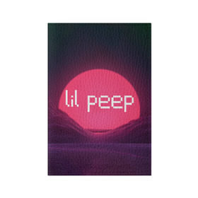 Обложка для паспорта матовая кожа с принтом lil peep(Logo) в Петрозаводске, натуральная матовая кожа | размер 19,3 х 13,7 см; прозрачные пластиковые крепления | cry baby | lil peep | logo | rap | заход солнца | знаменитости. эмо | известный исполнитель | неон | пип | редактируемое лого | реп | розоватый оттенок | рок | рэп | яркий фон