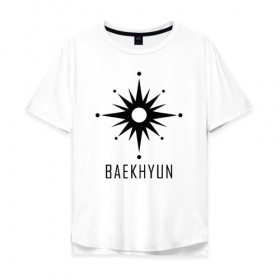 Мужская футболка хлопок Oversize с принтом EXO BAND BAEKHYUN в Петрозаводске, 100% хлопок | свободный крой, круглый ворот, “спинка” длиннее передней части | Тематика изображения на принте: baekhyun | chanyeol | d.o. | exo | exo band | exo k | exo m | kai | kris | lay | luhan | sehun | suho | tao | xiumin | пэкхён | чен | эхо