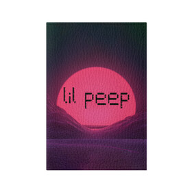 Обложка для паспорта матовая кожа с принтом lil peep(Black Logo) в Петрозаводске, натуральная матовая кожа | размер 19,3 х 13,7 см; прозрачные пластиковые крепления | cry baby | lil peep | logo | rap | заход солнца | знаменитости. эмо | известный исполнитель | неон | пип | редактируемое лого | реп | розоватый оттенок | рок | рэп | яркий фон