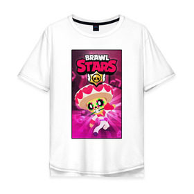 Мужская футболка хлопок Oversize с принтом Brawl Stars в Петрозаводске, 100% хлопок | свободный крой, круглый ворот, “спинка” длиннее передней части | brawl | brawl stars | crow | leon | stars | бравл | бравл старс | браво старс | игра | компьютерная | кров | леон | онлайн | старс