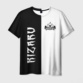 Мужская футболка 3D с принтом KIZARU в Петрозаводске, 100% полиэфир | прямой крой, круглый вырез горловины, длина до линии бедер | family | haunted | karmageddon | karmagedon | kizaru | кармагеддон | кармагедон | кизару | фэмили | хаунтед