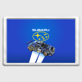 Магнит 45*70 с принтом Subaru в Петрозаводске, Пластик | Размер: 78*52 мм; Размер печати: 70*45 | sti | subaru | subaru impreza | subaru impreza wrx sti | subaru sti | субару | субару импреза