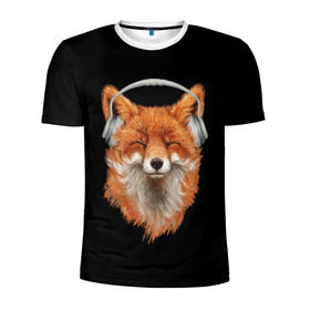 Мужская футболка 3D спортивная с принтом Лиса в наушниках в Петрозаводске, 100% полиэстер с улучшенными характеристиками | приталенный силуэт, круглая горловина, широкие плечи, сужается к линии бедра | 20 | 2020 | 2k20 | 2к20 | animal | animals | forest | fox | headphones | music | new year | redhead | smile | животное | животные | зима | лес | лис | лиса | лисица | музыка | наушники | новый год | рыжая | смайл | улыбка | фыр