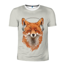 Мужская футболка 3D спортивная с принтом Лиса в наушниках в Петрозаводске, 100% полиэстер с улучшенными характеристиками | приталенный силуэт, круглая горловина, широкие плечи, сужается к линии бедра | Тематика изображения на принте: 20 | 2020 | 2k20 | 2к20 | animal | animals | forest | fox | headphones | music | new year | redhead | smile | животное | животные | зима | лес | лис | лиса | лисица | музыка | наушники | новый год | рыжая | смайл | улыбка | фыр