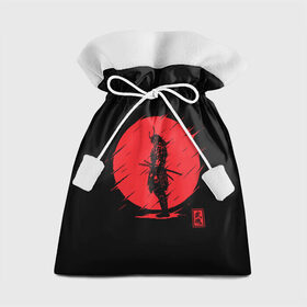 Подарочный 3D мешок с принтом Samurai в Петрозаводске, 100% полиэстер | Размер: 29*39 см | ahegao | anime | blood | japan | samurai | senpai | warior | аниме | ахегао | воин | катана | кровавая | кровавый | кровь | луна | самураи | самурай | семпай | сенпай | солнце | япония