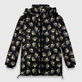 Женская зимняя куртка 3D с принтом Rick & Morty Spaceship в Петрозаводске, верх — 100% полиэстер; подкладка — 100% полиэстер; утеплитель — 100% полиэстер | длина ниже бедра, силуэт Оверсайз. Есть воротник-стойка, отстегивающийся капюшон и ветрозащитная планка. 

Боковые карманы с листочкой на кнопках и внутренний карман на молнии | space | spaceship | vdgerir | рик и морти
