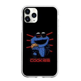 Чехол для iPhone 11 Pro Max матовый с принтом Come with me if you want в Петрозаводске, Силикон |  | cookie | cookiemonster | delicious | eat | monster | yummy | еда | коржик | куки | кукимонстр | монстр | печенье | сладости | улица | улицасезам