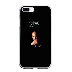 Чехол для iPhone 7Plus/8 Plus матовый с принтом 2Pac в Петрозаводске, Силикон | Область печати: задняя сторона чехла, без боковых панелей | Тематика изображения на принте: 2pac | all eyez on me | thug life | tupac | tupac shakur | тупак