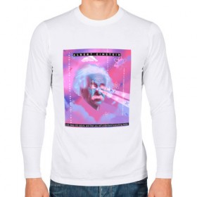 Мужской лонгслив хлопок с принтом Albert Einstein glitch art в Петрозаводске, 100% хлопок |  | art | digital | glitch | retro | retrowave | synthwave | vaporwave | арт | глитч | глюк | искажение | искусство | ошибка | ретровейв | синтвейв | цифровое | цифровой