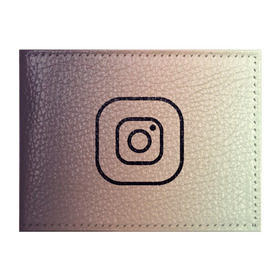 Обложка для студенческого билета с принтом instagram(simple logo) в Петрозаводске, натуральная кожа | Размер: 11*8 см; Печать на всей внешней стороне | Тематика изображения на принте: instagram | logo | инстаграм | лого | мягкие цвета | приложение | простая картинка | фотоаппарат | черная картинка | черный | черный значок | черный цвет