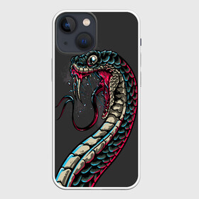 Чехол для iPhone 13 mini с принтом Viper в Петрозаводске,  |  | animals | art | poison | snake | venom | venomous | viper | арт | гадюка | животное | животные | змеи | змей | змея | картинка | картинки | прикольная | прикольные | яд | ядовитая | ядовитый