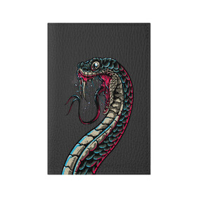 Обложка для паспорта матовая кожа с принтом Viper в Петрозаводске, натуральная матовая кожа | размер 19,3 х 13,7 см; прозрачные пластиковые крепления | Тематика изображения на принте: animals | art | poison | snake | venom | venomous | viper | арт | гадюка | животное | животные | змеи | змей | змея | картинка | картинки | прикольная | прикольные | яд | ядовитая | ядовитый