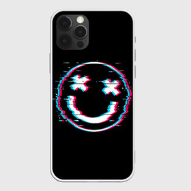 Чехол для iPhone 12 Pro Max с принтом Glitch Smile в Петрозаводске, Силикон |  | art | glitch | smile | арт | глитч | глич | картинка | картинки | мода | прикольная | прикольные | смайл | смайли | смайлик | тренд | тренды