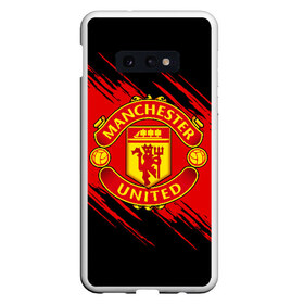 Чехол для Samsung S10E с принтом МАНЧЕСТЕР ЮНАЙТЕД FCMU MANCHESTER UNITED в Петрозаводске, Силикон | Область печати: задняя сторона чехла, без боковых панелей | fc | fcmu | football | football club | manchester united | red devils | sport | красные дьяволы | манчестер юнайтед | спорт | фк | фкмю | футбол | футбольный клуб