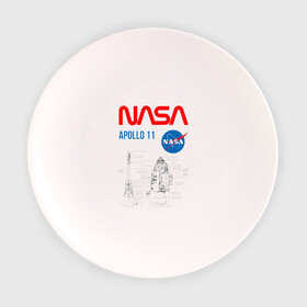 Тарелка с принтом Nasa Apollo 11 (двухсторонняя) в Петрозаводске, фарфор | диаметр - 210 мм
диаметр для нанесения принта - 120 мм | apollo 11 | apolo 11 | apolon 11 | аполлон 11 | аполон 11 | наса | насса