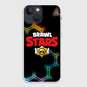 Чехол для iPhone 13 mini с принтом Brawl Stars Color Hex в Петрозаводске,  |  | Тематика изображения на принте: brawl | brawl st | brawl stars | colt | hexagon | logo | map | mobo | pattern | poco | shelly | stars | бравл | игра | игры | карта | кольт | лого | мобильные игры | патерн | паттерн | поко | соты | старс | шелли