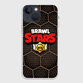 Чехол для iPhone 13 mini с принтом Brawl Stars Metal Hex в Петрозаводске,  |  | brawl | brawl st | brawl stars | colt | hexagon | logo | map | mobo | pattern | poco | shelly | stars | бравл | игра | игры | карта | кольт | лого | мобильные игры | патерн | паттерн | поко | соты | старс | шелли