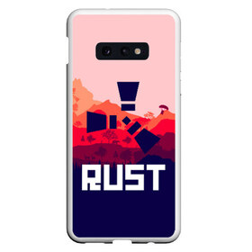 Чехол для Samsung S10E с принтом RUST в Петрозаводске, Силикон | Область печати: задняя сторона чехла, без боковых панелей | magic rust | rust | rust 2019 | раст | раст 2019. | раст легаси