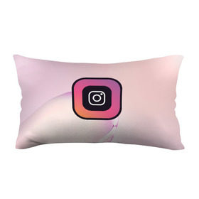 Подушка 3D антистресс с принтом Instagram(редактируемое лого) в Петрозаводске, наволочка — 100% полиэстер, наполнитель — вспененный полистирол | состоит из подушки и наволочки на молнии | 