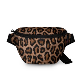 Поясная сумка 3D с принтом Леопардовая расцветка в Петрозаводске, 100% полиэстер | плотная ткань, ремень с регулируемой длиной, внутри несколько карманов для мелочей, основное отделение и карман с обратной стороны сумки застегиваются на молнию | леопард | леопардовая | леопардовые | леопардовый | леопарды | пятнистые | пятнистый | пятнистым | расцветка