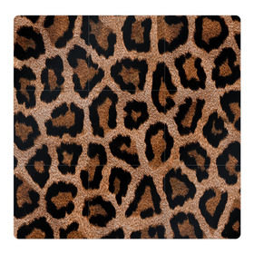Магнитный плакат 3Х3 с принтом Леопардовая расцветка в Петрозаводске, Полимерный материал с магнитным слоем | 9 деталей размером 9*9 см | Тематика изображения на принте: леопард | леопардовая | леопардовые | леопардовый | леопарды | пятнистые | пятнистый | пятнистым | расцветка