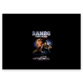 Поздравительная открытка с принтом Rambo: First Blood в Петрозаводске, 100% бумага | плотность бумаги 280 г/м2, матовая, на обратной стороне линовка и место для марки
 | Тематика изображения на принте: action | army | blood | first | john | last | rambo | stallone | states | sylvester | united | usa | армия | боевик | джон | кровь | первая | последняя | рэмбо | сильвестр | сталлоне | сша