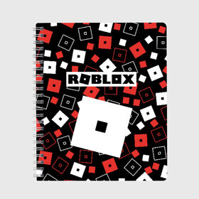 Тетрадь с принтом ROBLOX в Петрозаводске, 100% бумага | 48 листов, плотность листов — 60 г/м2, плотность картонной обложки — 250 г/м2. Листы скреплены сбоку удобной пружинной спиралью. Уголки страниц и обложки скругленные. Цвет линий — светло-серый
 | Тематика изображения на принте: roblox | roblox simulator. | код роблокс | роблокс | роблокс симулятор