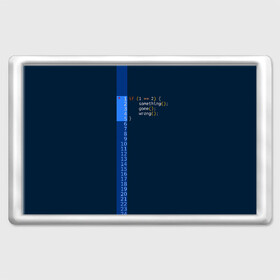 Магнит 45*70 с принтом if 1 == 2 в Петрозаводске, Пластик | Размер: 78*52 мм; Размер печати: 70*45 | Тематика изображения на принте: it | php | айтишник | код | кодер | ошибка | програма | програмист | программа | программист | разработка | разработчик | сайт | сайты | си | си плюсплюс | си шарп | технарь | условие | явапхп | яваскрипт