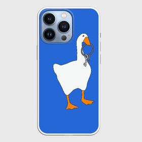 Чехол для iPhone 13 Pro с принтом Untitled Goose Game в Петрозаводске,  |  | epic store | ugg | untitled goose game | гусь | игра без названия | игра про гуся | неназванная игра про гуся