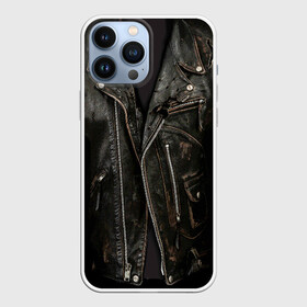 Чехол для iPhone 13 Pro Max с принтом Косуха терминатора в Петрозаводске,  |  | Тематика изображения на принте: арнольд | доспехи | замки | застежки | касуха | клепки | кожа | кожаная | кожанка | костюм | косуха | куртец | куртка | молнии | панк | потертая | рок | старая | терминатор | тертая