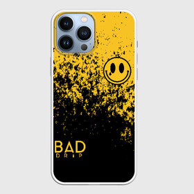 Чехол для iPhone 13 Pro Max с принтом BAD DRIP в Петрозаводске,  |  | Тематика изображения на принте: bad | baddrip | cloud | coil | drip | smoke | vape | wape | бак | вейп | вейпер | дрипка | дым | койл | культура | мод | облако | пар | хипстер