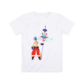 Детская футболка хлопок с принтом Promare Galo в Петрозаводске, 100% хлопок | круглый вырез горловины, полуприлегающий силуэт, длина до линии бедер | anime | galo | promare | аниме | гало | промар