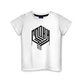 Детская футболка хлопок с принтом СПЛИН в Петрозаводске, 100% хлопок | круглый вырез горловины, полуприлегающий силуэт, длина до линии бедер | Тематика изображения на принте: splin | александр васильев | сплин