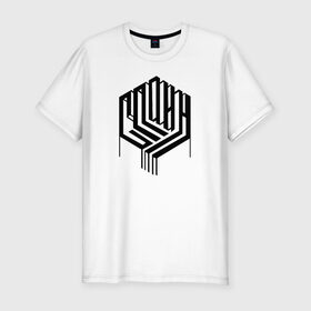 Мужская футболка премиум с принтом СПЛИН в Петрозаводске, 92% хлопок, 8% лайкра | приталенный силуэт, круглый вырез ворота, длина до линии бедра, короткий рукав | Тематика изображения на принте: splin | александр васильев | сплин