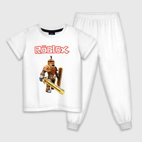 Детская пижама хлопок с принтом ROBLOX в Петрозаводске, 100% хлопок |  брюки и футболка прямого кроя, без карманов, на брюках мягкая резинка на поясе и по низу штанин
 | roblox | roblox simulator. | код роблокс | роблокс | роблокс симулятор