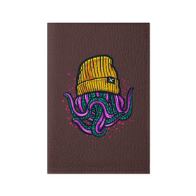Обложка для паспорта матовая кожа с принтом Octopus(Lil Peep, GBC) в Петрозаводске, натуральная матовая кожа | размер 19,3 х 13,7 см; прозрачные пластиковые крепления | gbc | lil | peep | rap | rock | бордовый | желтый | зеленый | исполнитель | картинка | надпись на спине | осьминог | редактируемый дизайн | рок | рэп | рэпер | сочный цвет | фиолетовый