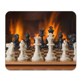 Коврик для мышки прямоугольный с принтом Шахматы в Петрозаводске, натуральный каучук | размер 230 х 185 мм; запечатка лицевой стороны | дамка | доска | игра | игры | камин | конь | король | огне | огнём | огненное | огонь | пешка | пламя | слон | ферзь | фигурки | фигуры | шахматная | шахматы