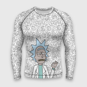 Мужской рашгард 3D с принтом Rick and Morty в Петрозаводске,  |  | morty | rick | rick and morty | smith family | summer | t shirt | vdosadir | рик и морти