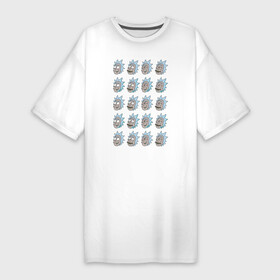Платье-футболка хлопок с принтом Rick and Morty в Петрозаводске,  |  | rick | rick and morty | t shirt | vdosadir | рик и морти