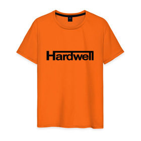 Мужская футболка хлопок с принтом Hardwell в Петрозаводске, 100% хлопок | прямой крой, круглый вырез горловины, длина до линии бедер, слегка спущенное плечо. | Тематика изображения на принте: 