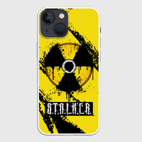 Чехол для iPhone 13 mini с принтом S.T.A.L.K.E.R. в Петрозаводске,  |  | game | stalker | зона | игра | радиация | сталкер | чернобыль