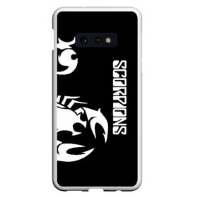 Чехол для Samsung S10E с принтом SCORPIONS СКОРПИОНС в Петрозаводске, Силикон | Область печати: задняя сторона чехла, без боковых панелей | black | scorpions | клаус майне | маттиас ябс | микки ди | павел мончивода | рудольф шенкер | скорпион | скорпионс | чёрный