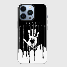 Чехол для iPhone 13 Pro с принтом DEATH STRANDING в Петрозаводске,  |  | bridges uca | death stranded | death stranding | fragile express. | kojima productions | mikkelsen | void if tampered | кодзима гений | мадс миккельсен