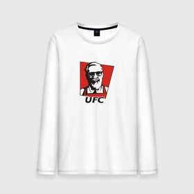 Мужской лонгслив хлопок с принтом UFC (Конор) в Петрозаводске, 100% хлопок |  | Тематика изображения на принте: kfc | ufc | боец | конор макгрегор