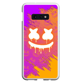 Чехол для Samsung S10E с принтом MARSHMELLO HALLOWEEN в Петрозаводске, Силикон | Область печати: задняя сторона чехла, без боковых панелей | Тематика изображения на принте: america | dj | halloween | marshmello | marshmello halloween | usa | америка | маршмелло | маршмелло хеллоуин | хеллоуин | хэллоуин